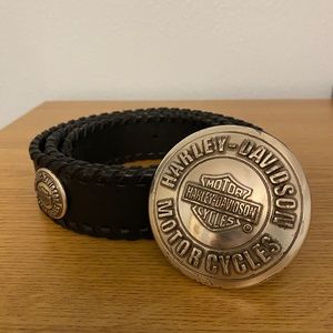 Men’s Harley Davidson belt and buckle